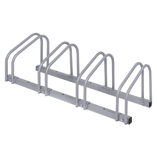 Portabicicletta Per 4 Bici Rastrelliera Per Biciclette Parcheggio Biciclette In Acciaio Cromato_3663 